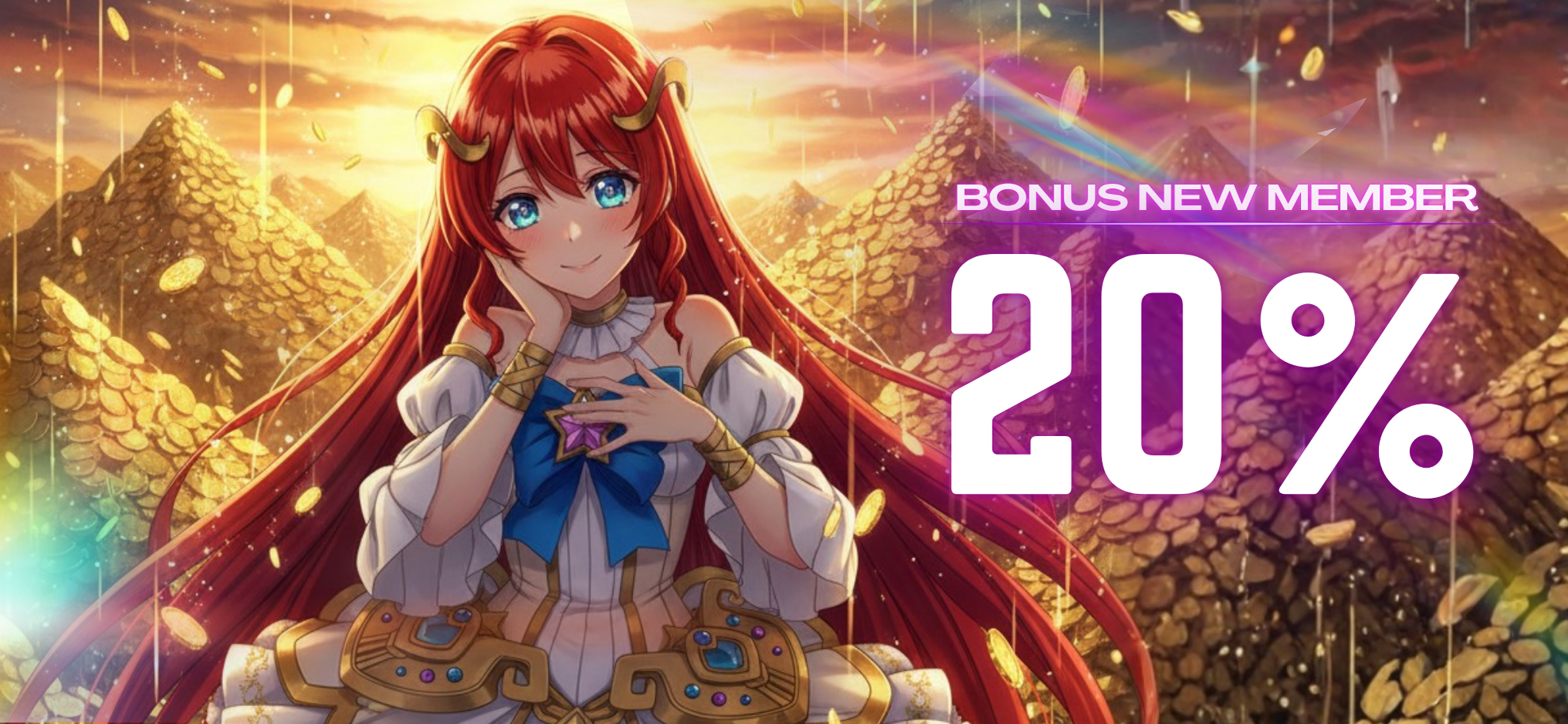 BONUS NEW MEMBER 20%