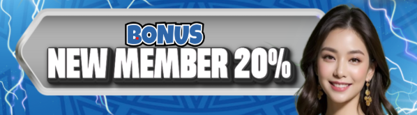 BONUS NEW MEMBER 20%