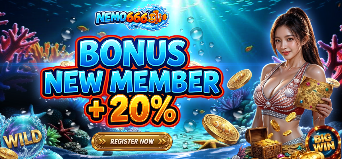 BONUS NEW MEMBER +20%